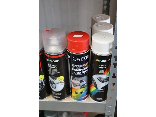 Partij motip autolak (400ml) & onderhouds spuitbussen (500ml) - 115 bussen á 400-500ml - afbeelding 13 van  14