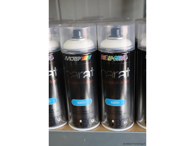 Partij motip/colorspray spuitbussen - 82 bussen á 400ml - afbeelding 3 van  9