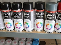 Partij motip/colorspray spuitbussen - 82 bussen á 400ml - afbeelding 6 van  9