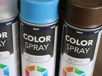 Partij motip/colorspray spuitbussen - 82 bussen á 400ml - afbeelding 7 van  9