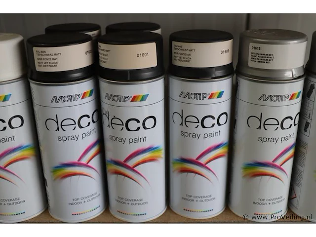 Partij motip/tenco spuitbussen - 64 bussen á 400ml - afbeelding 9 van  13