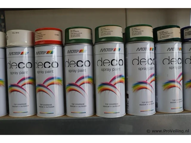 Partij motip/tenco spuitbussen - 64 bussen á 400ml - afbeelding 13 van  13