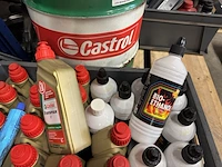 Partij motorolie en vloeistoffen ca. 55x inclusief kratten w.o. castrol, syntix, sunoco - afbeelding 4 van  12