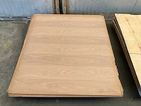 Partij multiplex platen 110/250x125x0,3cm circa 50 stuks - afbeelding 2 van  6
