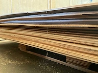 Partij multiplex platen 110/250x125x0,3cm circa 50 stuks - afbeelding 6 van  6