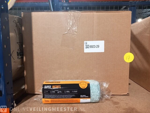 Partij muurverfrollers 18cm micmex anza, grijs - afbeelding 2 van  5