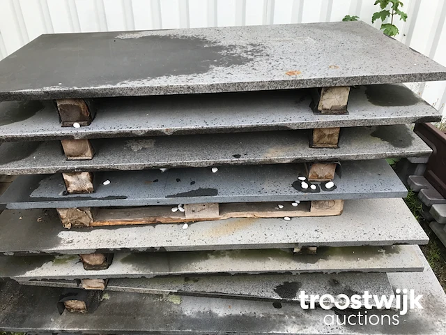 Partij natuursteen bladen - afbeelding 2 van  3