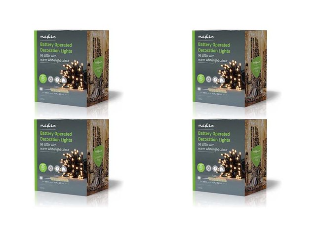 Partij nedis kerstverlichting - afbeelding 1 van  2