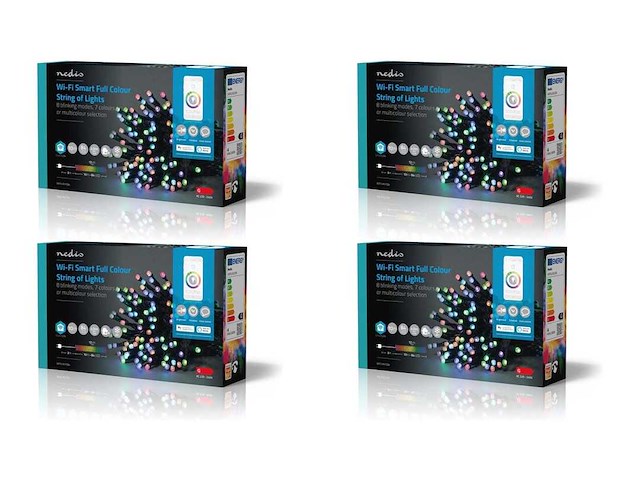 Partij nedis kerstverlichting - afbeelding 1 van  2