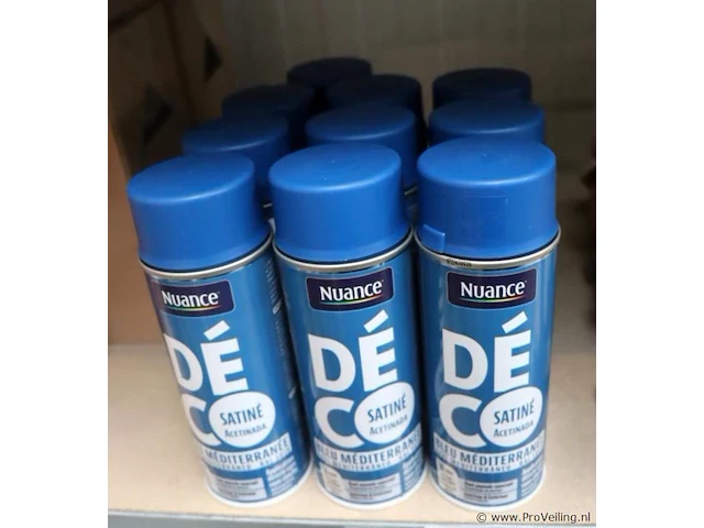 Partij nuance spuitbussen - ral 5019 blauw - 10 bussen á 400ml - afbeelding 1 van  3