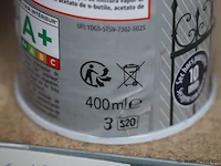 Partij nuance spuitbussen voor hekwerken - kleur ral 3005 (rood) - 11 bussen á 400ml - afbeelding 3 van  3