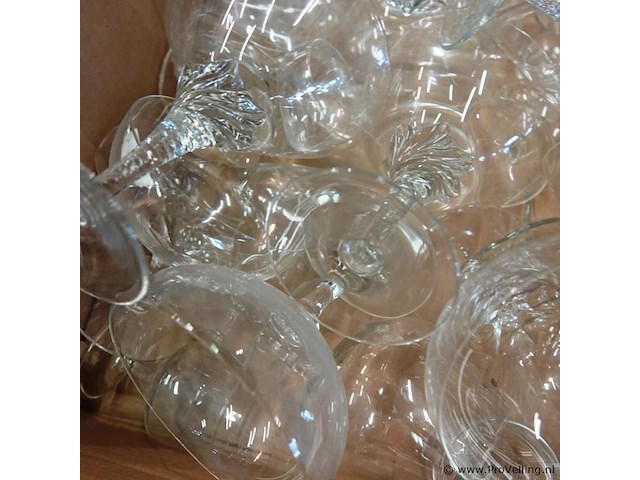 Partij o.a. kristallen glazen in doos - afbeelding 4 van  5