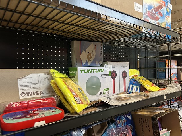 Partij (online) winkelvoorraad w.o. fitness artikelen w.o. tunturi, nilfisk, marvel, wisa - afbeelding 1 van  7