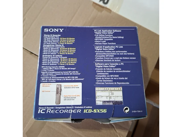 Partij oorkussens t.b.v koptelefoon en ic recorders, o.a sony, o.a icd-sx57 - afbeelding 5 van  9