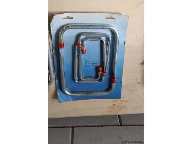 Partij ophanghaken, diverse soorten en maten o.a. 21x15cm - afbeelding 4 van  6