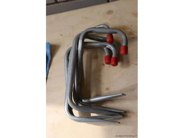 Partij ophanghaken, diverse soorten en maten o.a. 21x15cm - afbeelding 5 van  6