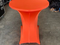 Partij oranje statafelhoes incl. topper , oranje - afbeelding 1 van  3