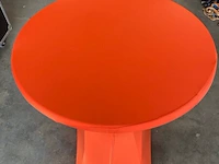 Partij oranje statafelhoes incl. topper , oranje - afbeelding 2 van  3