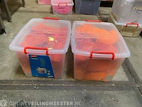 Partij oranje statafelhoes incl. topper , oranje - afbeelding 3 van  3