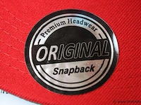 Partij original snapback petten - diverse kleuren - 44 stuks - afbeelding 6 van  7
