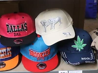 Partij original snapback petten - diverse kleuren - 55 stuks - afbeelding 1 van  9