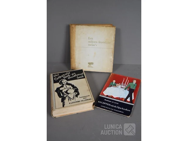 Partij oude boeken - afbeelding 1 van  15