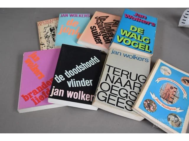 Partij oude boeken - afbeelding 1 van  4