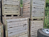 Partij palletkisten en randen - afbeelding 6 van  8
