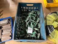 Partij pijpklemmen met rubber inlage - afbeelding 1 van  1