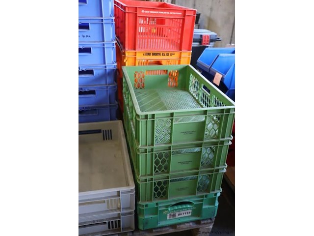 Partij plastic kratten - afbeelding 3 van  5