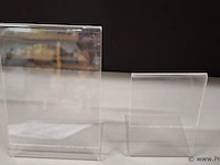 Partij plexiglas standaards, diverse maten - afbeelding 1 van  3
