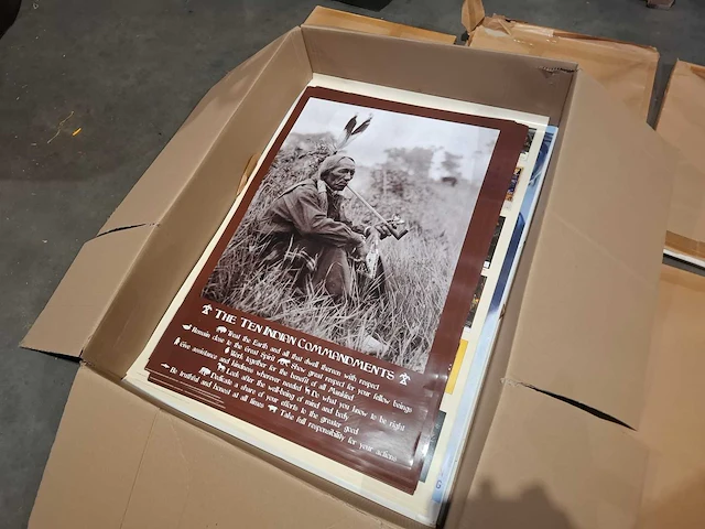 Partij posters, restanten, 3 pallets. - afbeelding 18 van  20