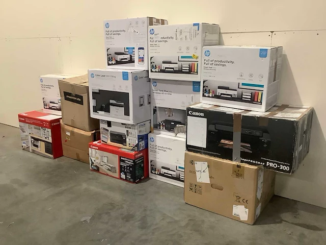 Partij printers (14x) - afbeelding 1 van  8