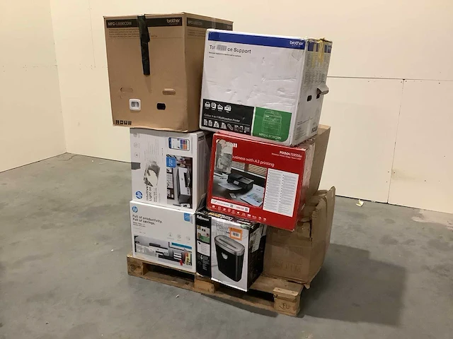 Partij printers en papierversnipperaars - afbeelding 1 van  9