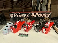 Partij printex prijstangen/etiketten/overige (20x) - afbeelding 1 van  4