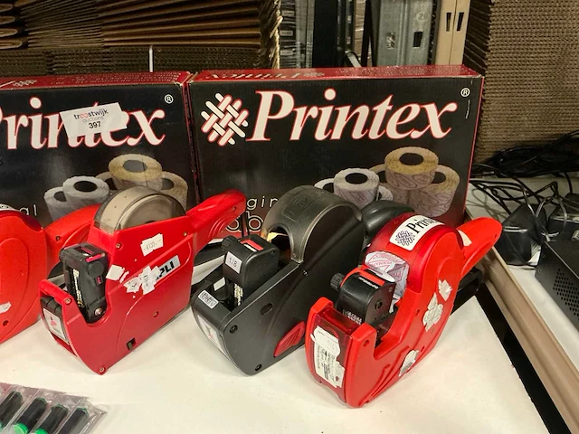 Partij printex prijstangen/etiketten/overige (20x) - afbeelding 3 van  4