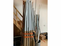 Partij pvc, cv installatiebuizen en elektrabuizen - afbeelding 2 van  15