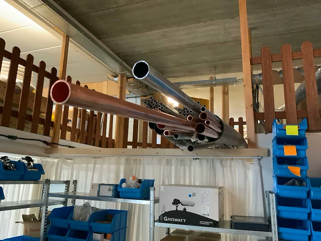 Partij pvc, cv installatiebuizen en elektrabuizen - afbeelding 6 van  15