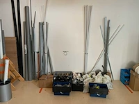 Partij pvc, cv installatiebuizen en elektrabuizen - afbeelding 1 van  15
