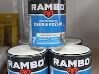 Partij rambo pantserbeits deur & kozijn - 5 blikken á 750ml - afbeelding 1 van  3