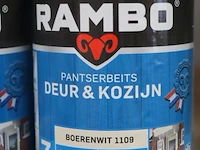 Partij rambo pantserbeits deur & kozijn - 5 blikken á 750ml - afbeelding 2 van  3