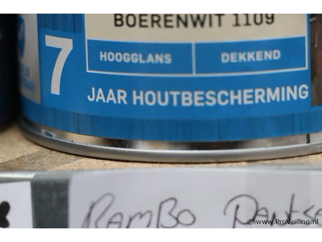 Partij rambo pantserbeits deur & kozijn - 5 blikken á 750ml - afbeelding 3 van  3