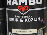 Partij rambo pantserlak deur & kozijn - 5 blikken á 750ml - afbeelding 2 van  5