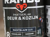 Partij rambo pantserlak deur & kozijn - 5 blikken á 750ml - afbeelding 3 van  5