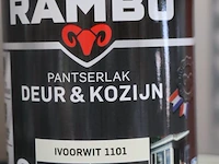 Partij rambo pantserlak deur & kozijn - 5 blikken á 750ml - afbeelding 4 van  5
