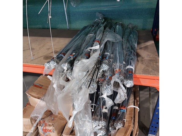 Partij remkabel set 100 cm, zwart + zilver - afbeelding 5 van  5