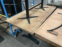 Partij restaurant tafels, 5 stuks - afbeelding 1 van  2