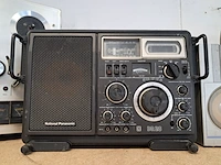 Partij retro audio, akai, sanyo, sharp, wega, panasonic , zwart - afbeelding 7 van  9