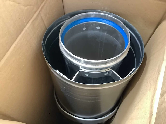 Partij rookgasavoeren installatiemateriaal ongebruikt 4x - afbeelding 5 van  6