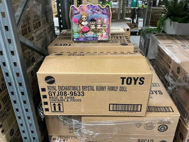 Partij royal enchantimals brystal bunny family dolls (104x) - afbeelding 2 van  4